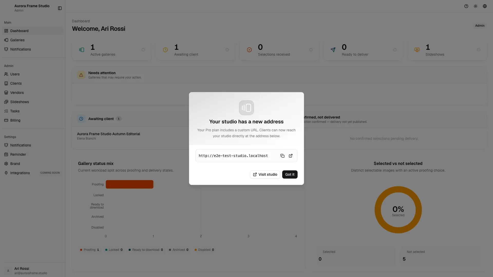 Dashboard